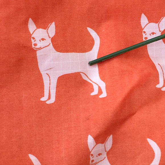 BAGGU Orange Chihuahua Reusable Eco Shopping Bag Tote Purse Standard Size - Picture 3 of 16
